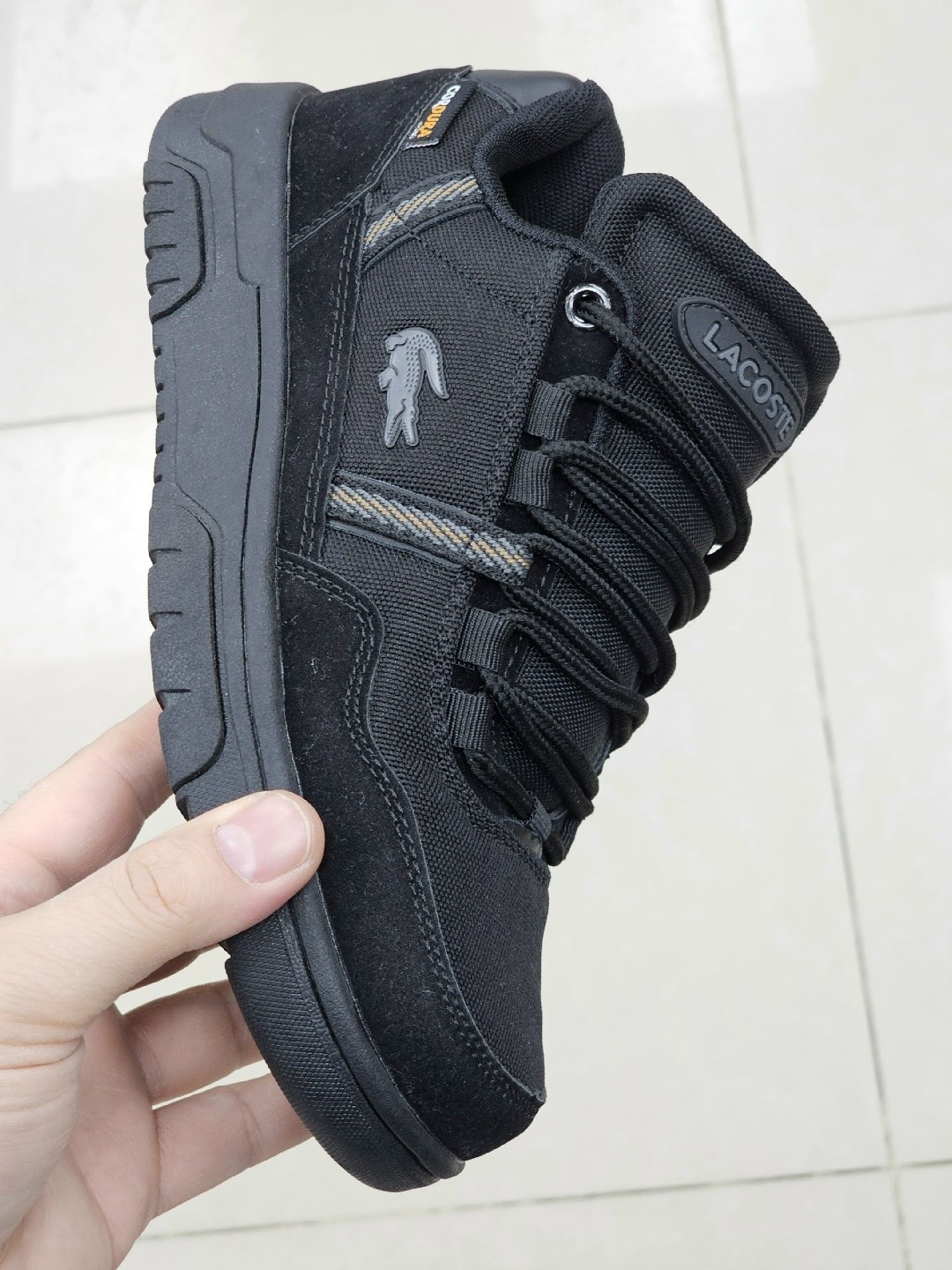 кроссовки-кеды lacoste t-clip wntr 224 2 sma,кроссовки lacoste,,кроссовки мужские lacoste,кеды мужские lacoste 748sma0038 черные 44 eu