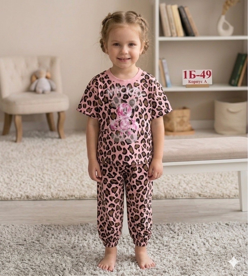 пижама для девочек,пижама детская,костюм для девочек,детская пижама со штанами для девочки,комплект одежды девочке