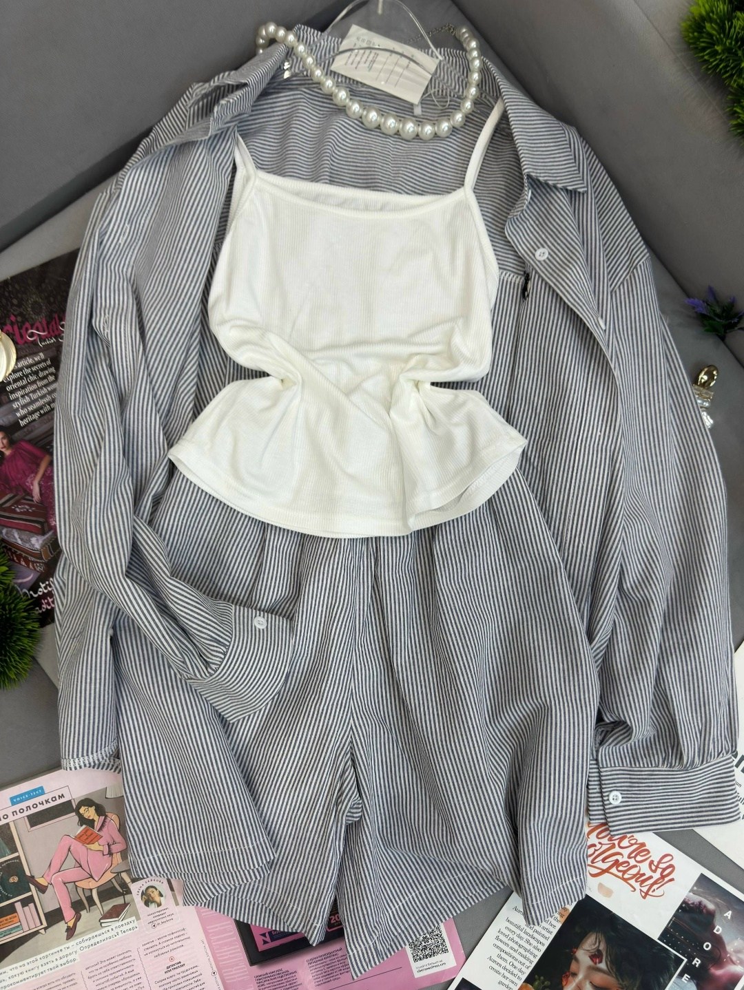 повседневный костюм,костюм женский с шортами,костюм бежевый,костюм шортами