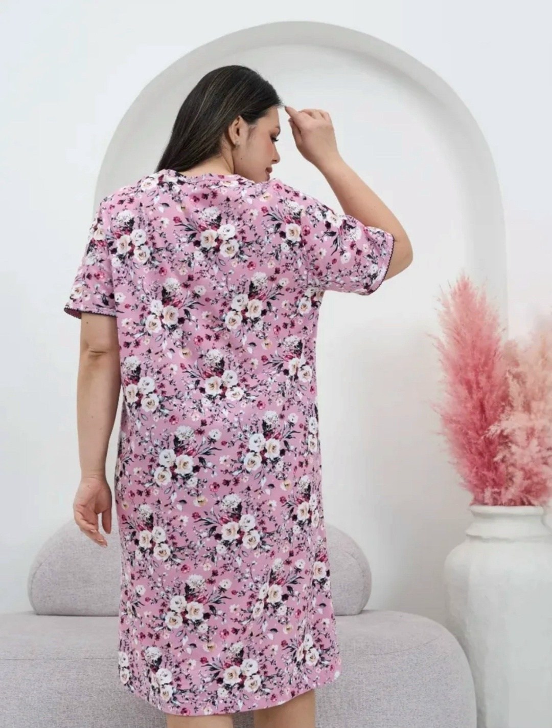 женская ночная сорочка,ночная сорочка,сорочка женская,халат женский,одежда больших размеров