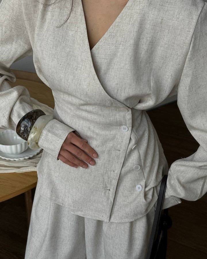 женские костюмы,элегантная рубашка,рубашки из льна,элегантная блузка,льняной костюм