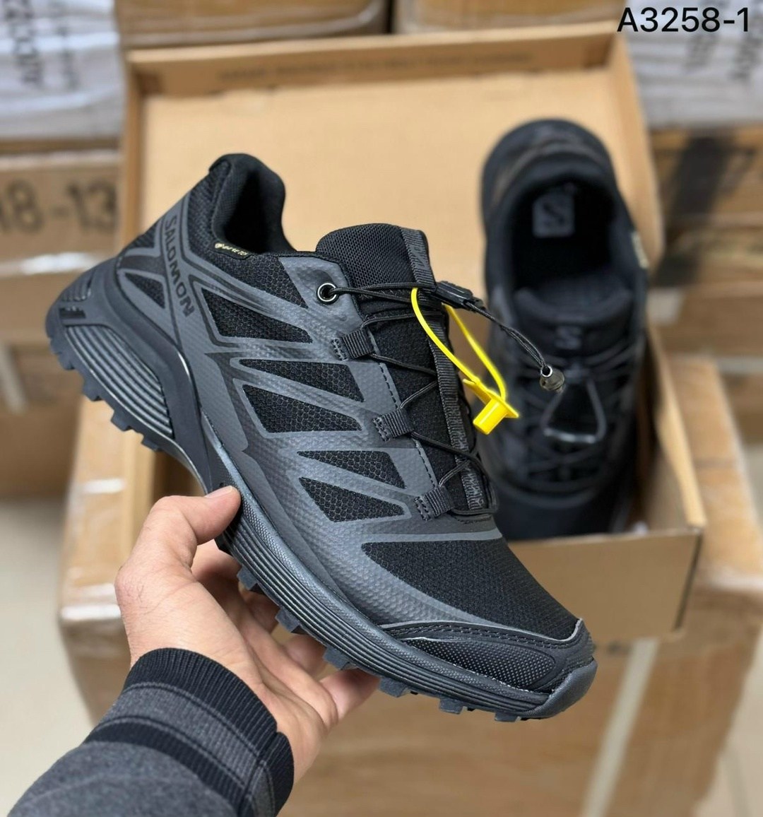 кроссовки salomon,salomon кроссовки мужские,кроссовки,кроссовки мужские salomon supercross 3 gtx black/black,мужские кроссовки