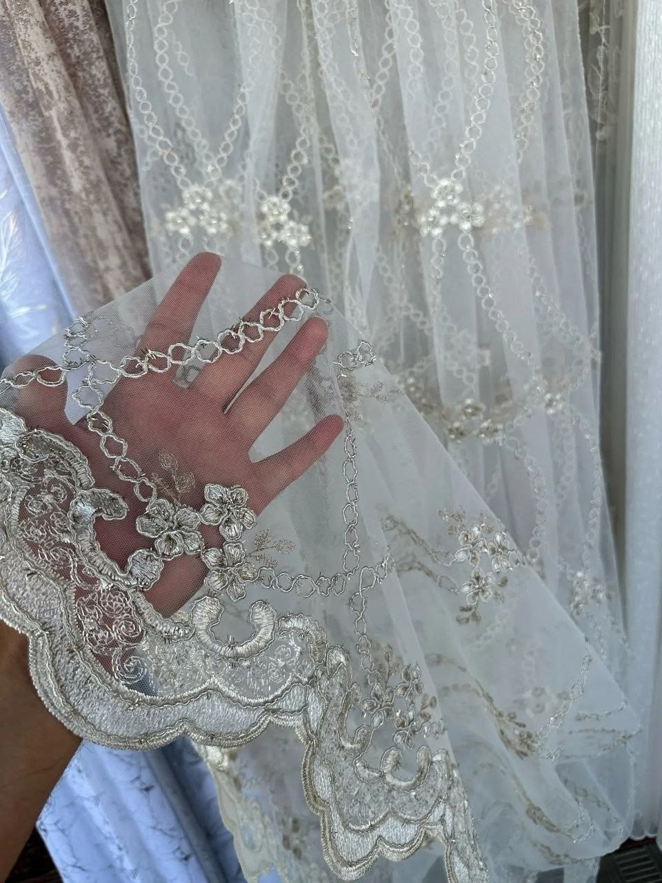 тюль прозрачная сетка "нежнятина",тюль с вышивкой,тюль сетка вышивка,тюль прозрачная,красивая тюль