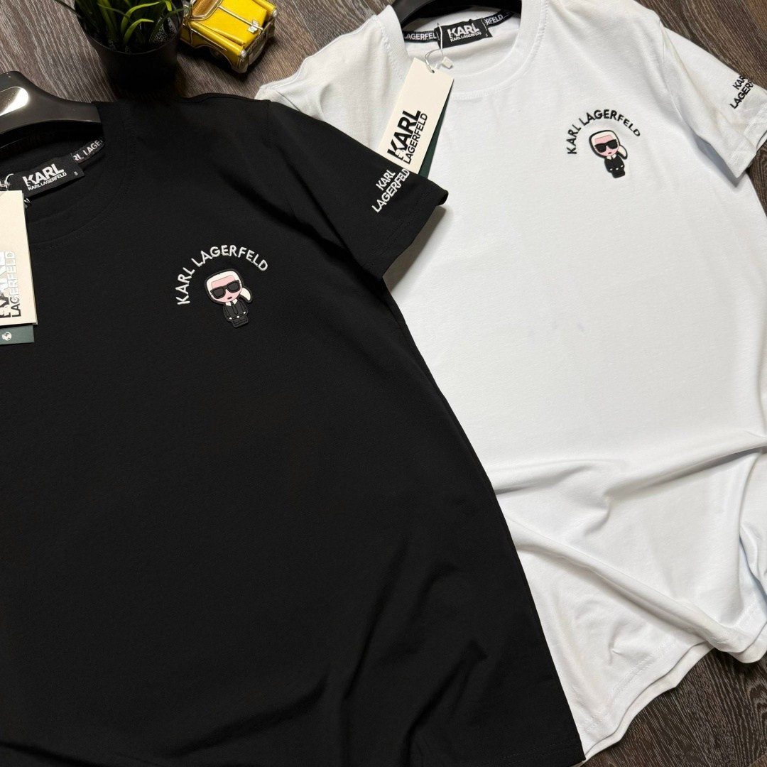 мужская футболка,футболки мужские белые,футболка,футболка карл лагерфельд