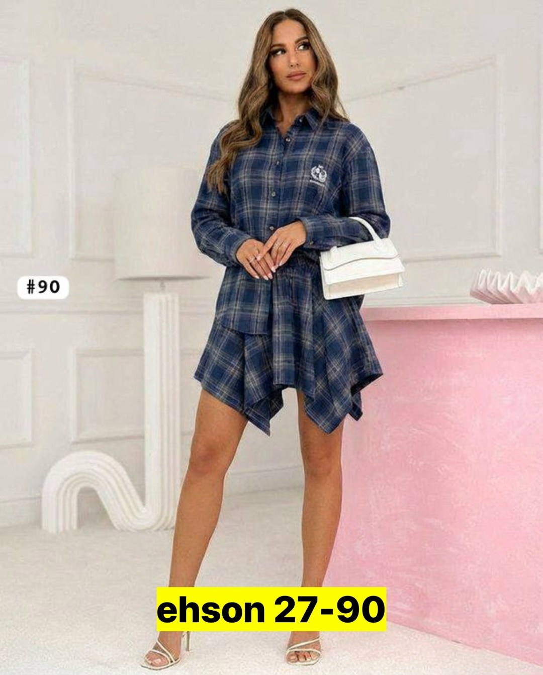 платье рубашка в клетку,женское платье в клетку,теплое платье рубашка в клетку,костюм с юбкой и рубашкой,костюм в клетку