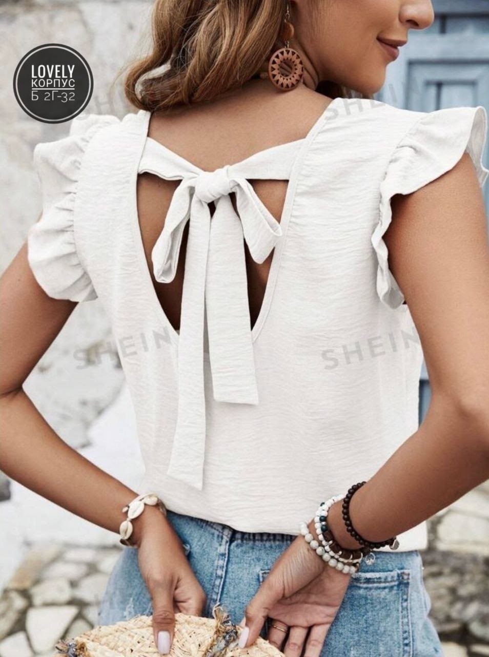 блузка женская,летние блузки женские,блузка с оборками,блузка элегантная,блузка с коротким рукавом рюши