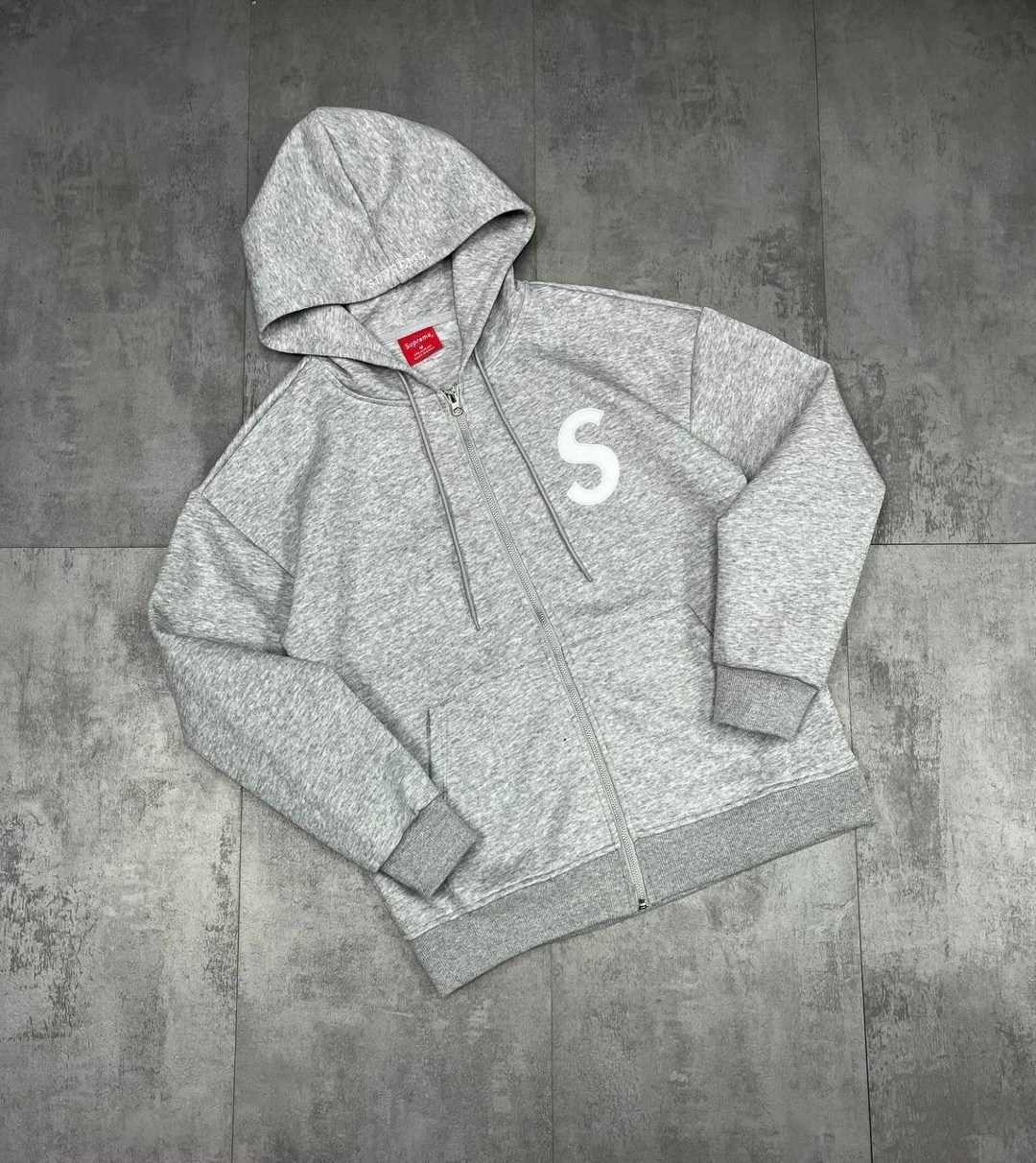 худи суприм,суприм кофта,толстовка с капюшоном,серая толстовка,толстовка