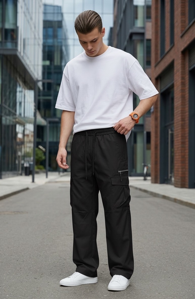 мужские брюки карго,брюки карго,брюки джоггеры,широкие брюки карго,черные брюки карго