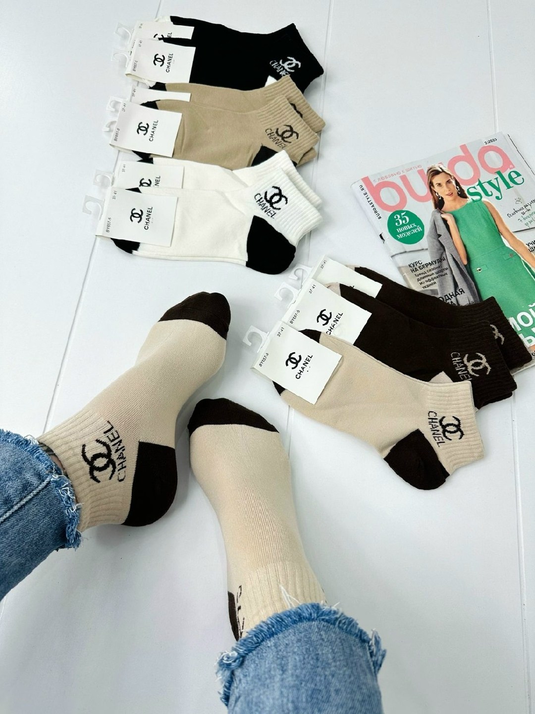 носки женские 10 пар,женские носки,носки для женщин,носки брендовые,носки женские и мужские