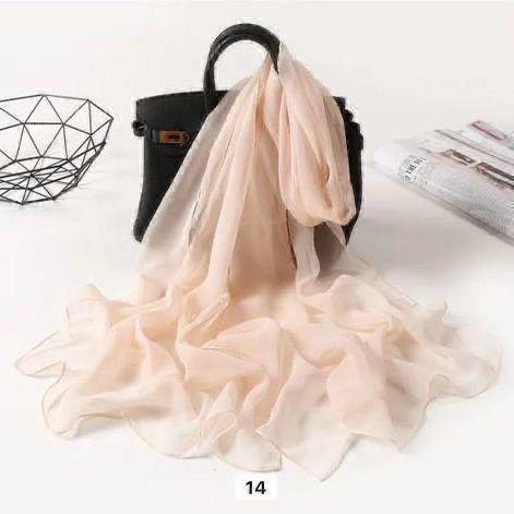 однотонный шелковый шарф,шарф шифоновый однотонный,женский длинный шелковый шарф,шарф белый,шарф шифоновый черный