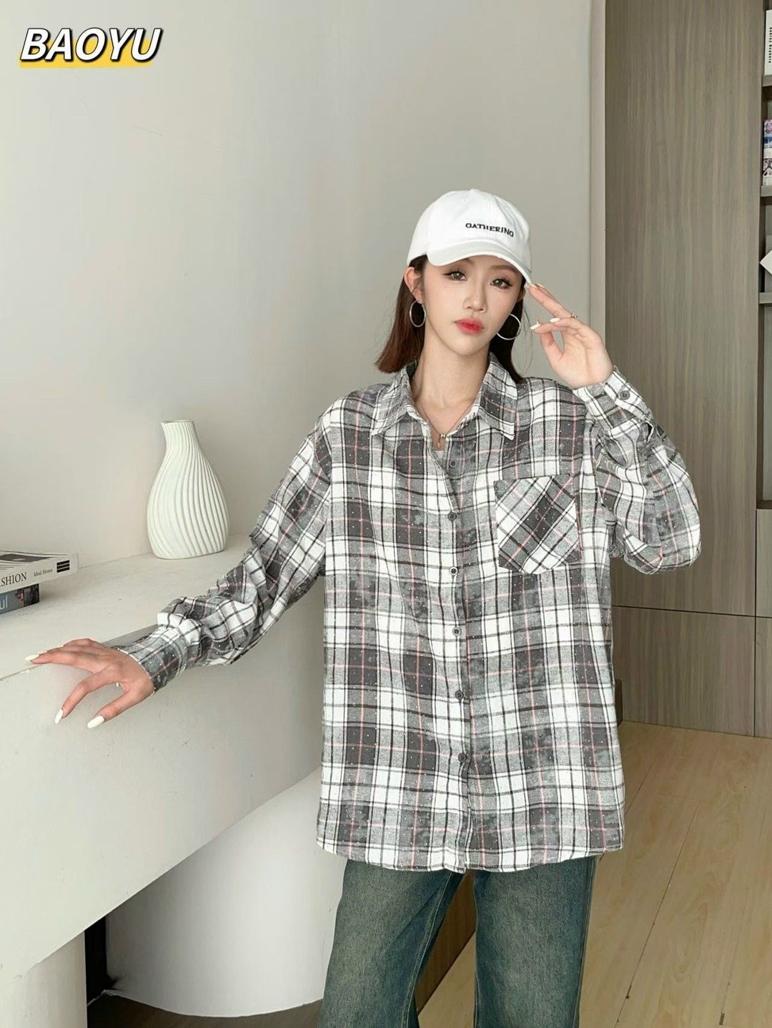 рубашка женская в клетку,женская рубашка клетчатая,женская рубашка оверсайз в клетку,клетчатая рубашка,рубашка женская в клетку с длинным рукавом