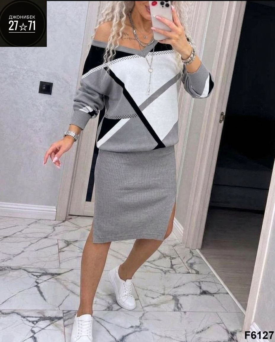 трикотажный костюм с юбкой,костюм с юбкой,трикотажный костюм женский с юбкой,костюм юбка с кофтой,костюм женский