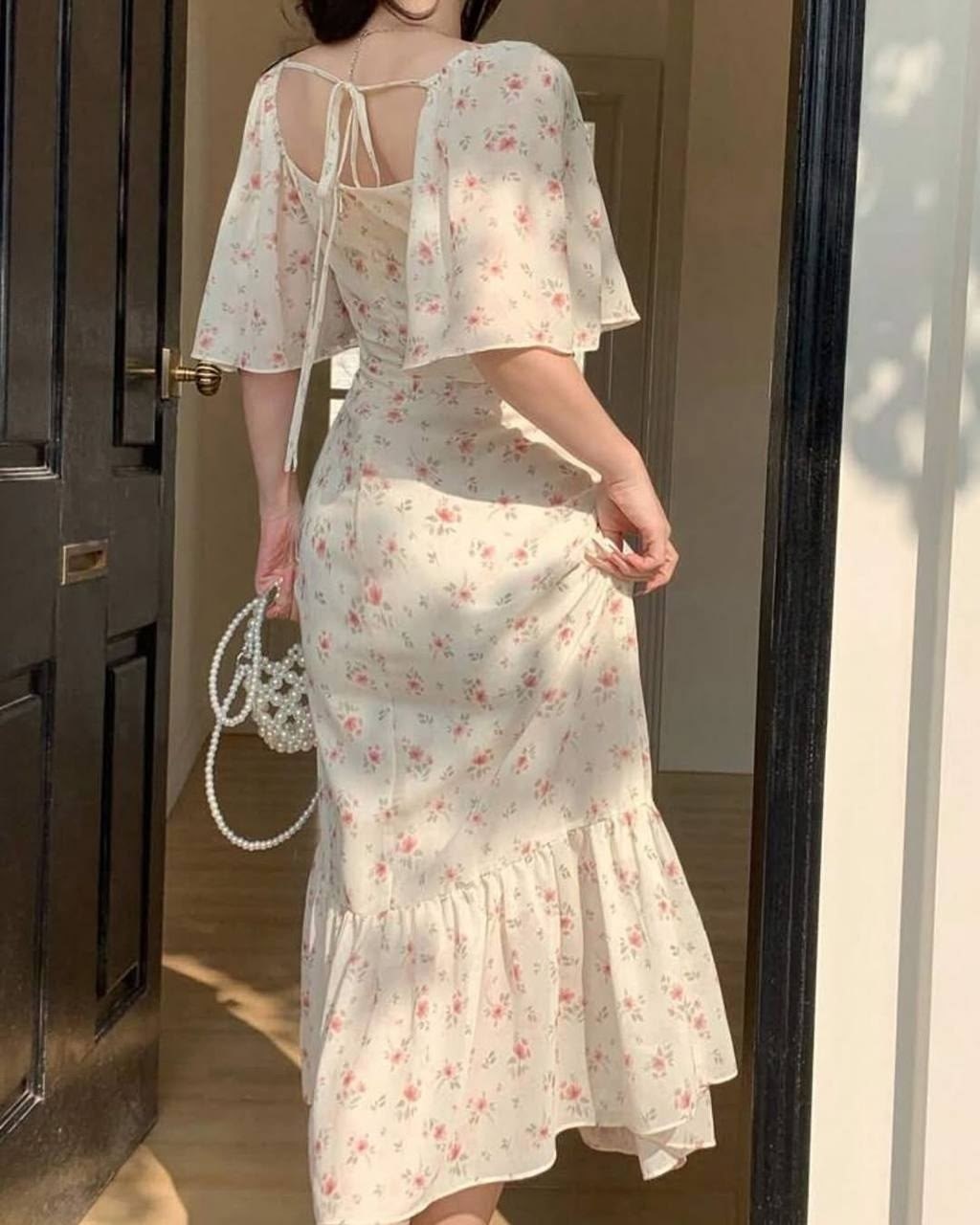 платье стиль,фасон платья,винтажное платье,нежное платье,платья в корейском стиле