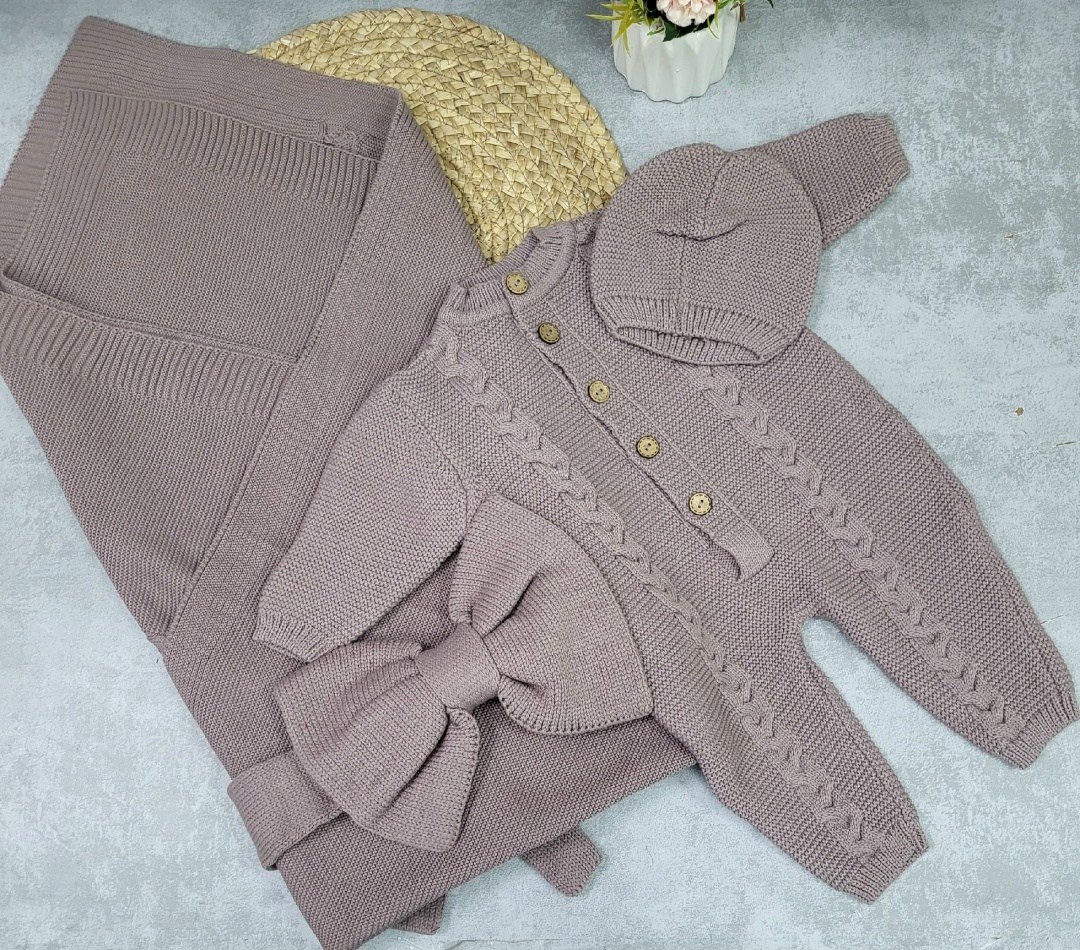 комплект на выписку,вязаный комбинезон для новорожденных комплект на выписку марусяка,комбинезон вязаный для малыша,комплект вязаный для новорожденных,комплект на выписку никабэби