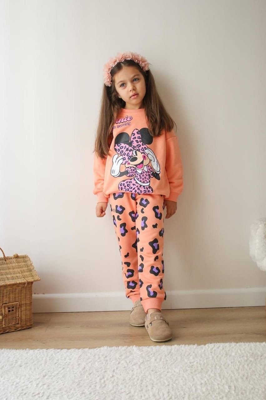 комплект одежды девочке,флисовые костюмы,детский флисовый костюм,детские костюмы,костюм тёплый детский с принтом минни маус mickey collection