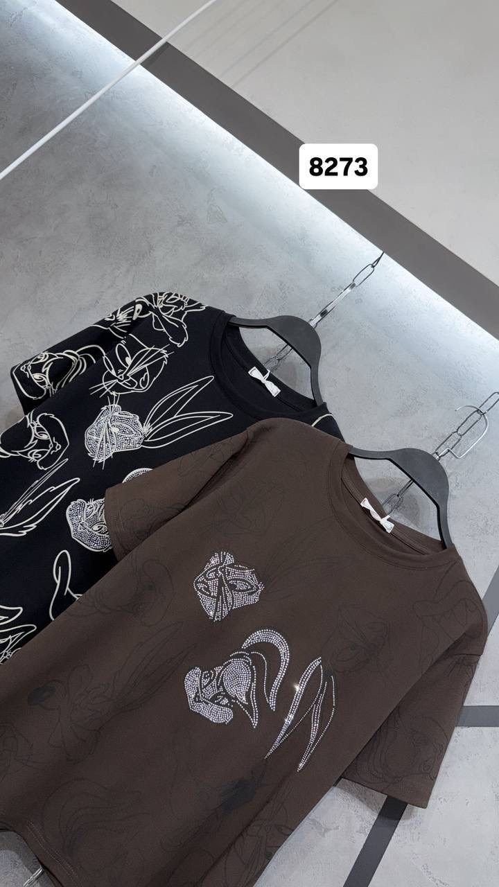 футболки для девочек,женская футболка,футболки женская оверсайз,футболка оверсайз с багз банни,футболка