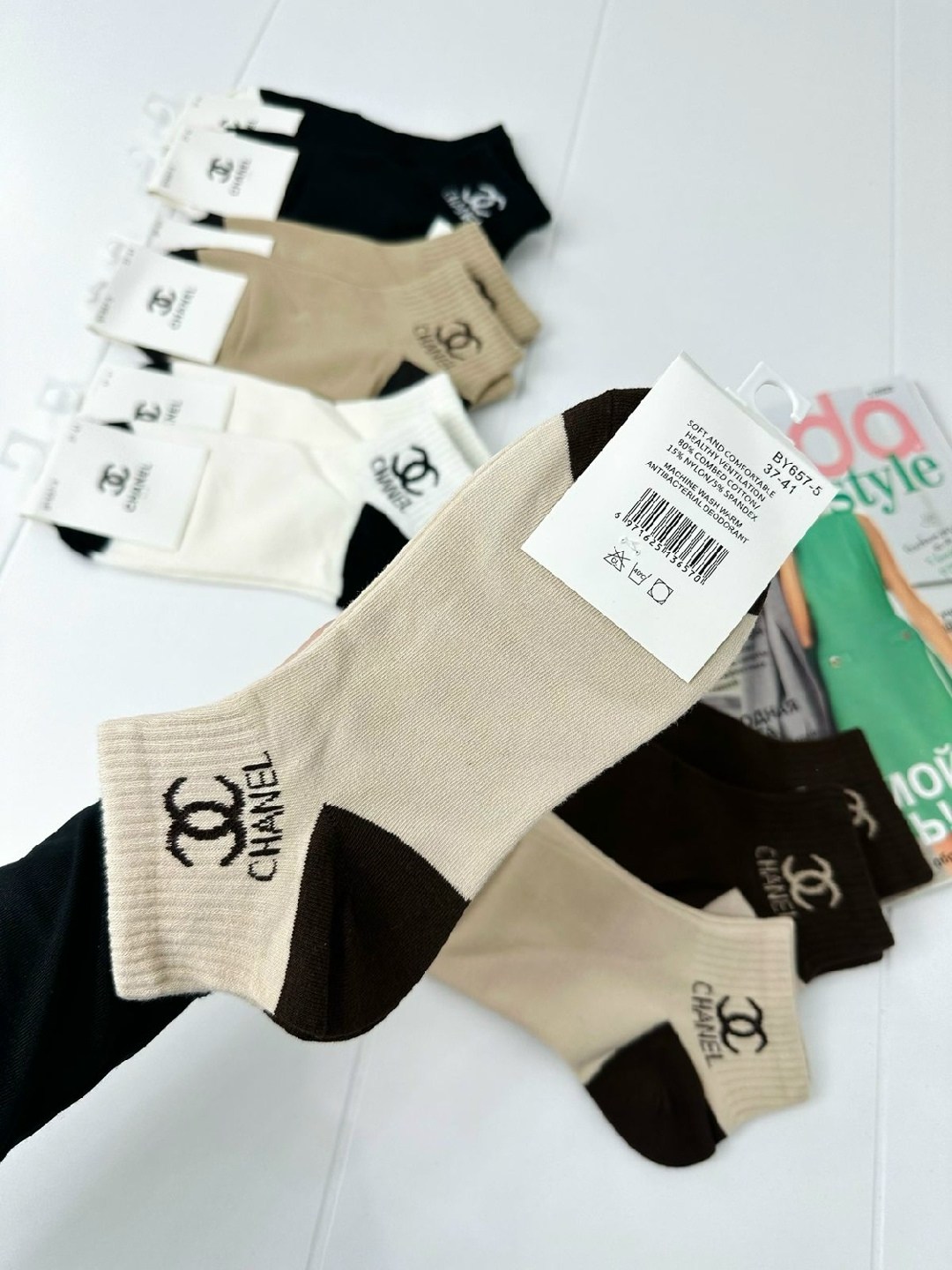 носки женские 10 пар,женские носки,носки для женщин,носки брендовые,носки женские и мужские