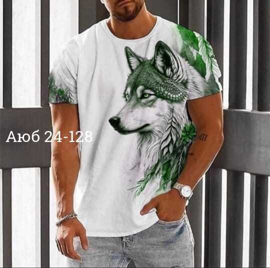 футболки мужские,мужская футболка с принтом волка,мужская футболка с графическим принтом волка,летняя мужская футболка с графическим принтом волка,футболка с волками