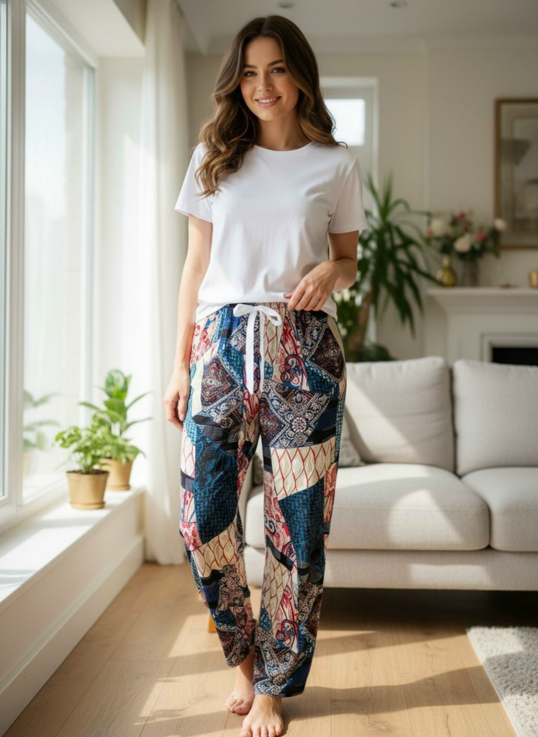 брюки для дома,брюки палаццо,одежда для дома,женский с брюками,домашние брюки