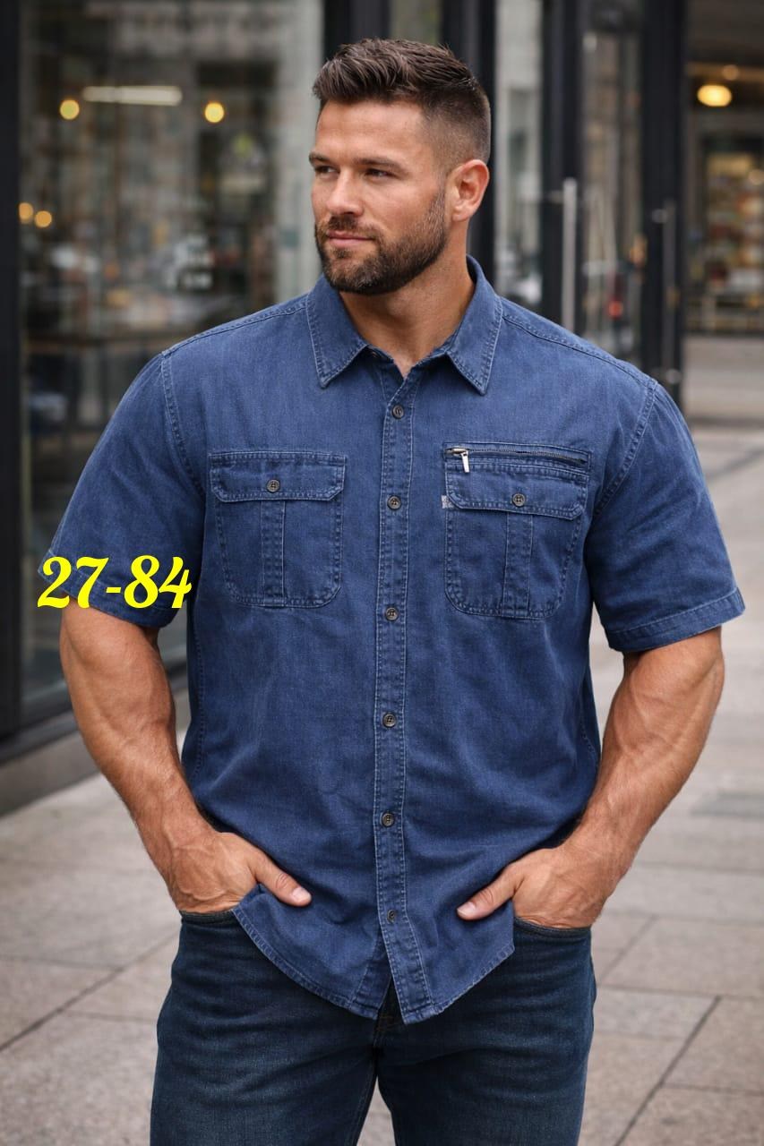 джинсовые рубашки мужские,повседневная рубашка,рубашка мужская,рубашка мужская с короткими рукавами,рубашка мужская большие размеры