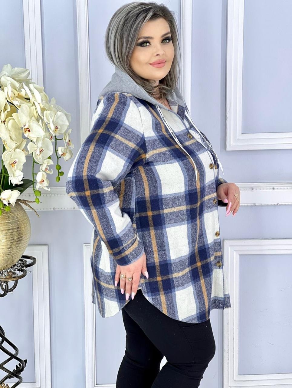 рубашка теплая в клетку удлиненная,рубашка теплая в клетку,рубашка женская теплая большого размера в клетку,кофта в клетку,рубашка oversize в клетку