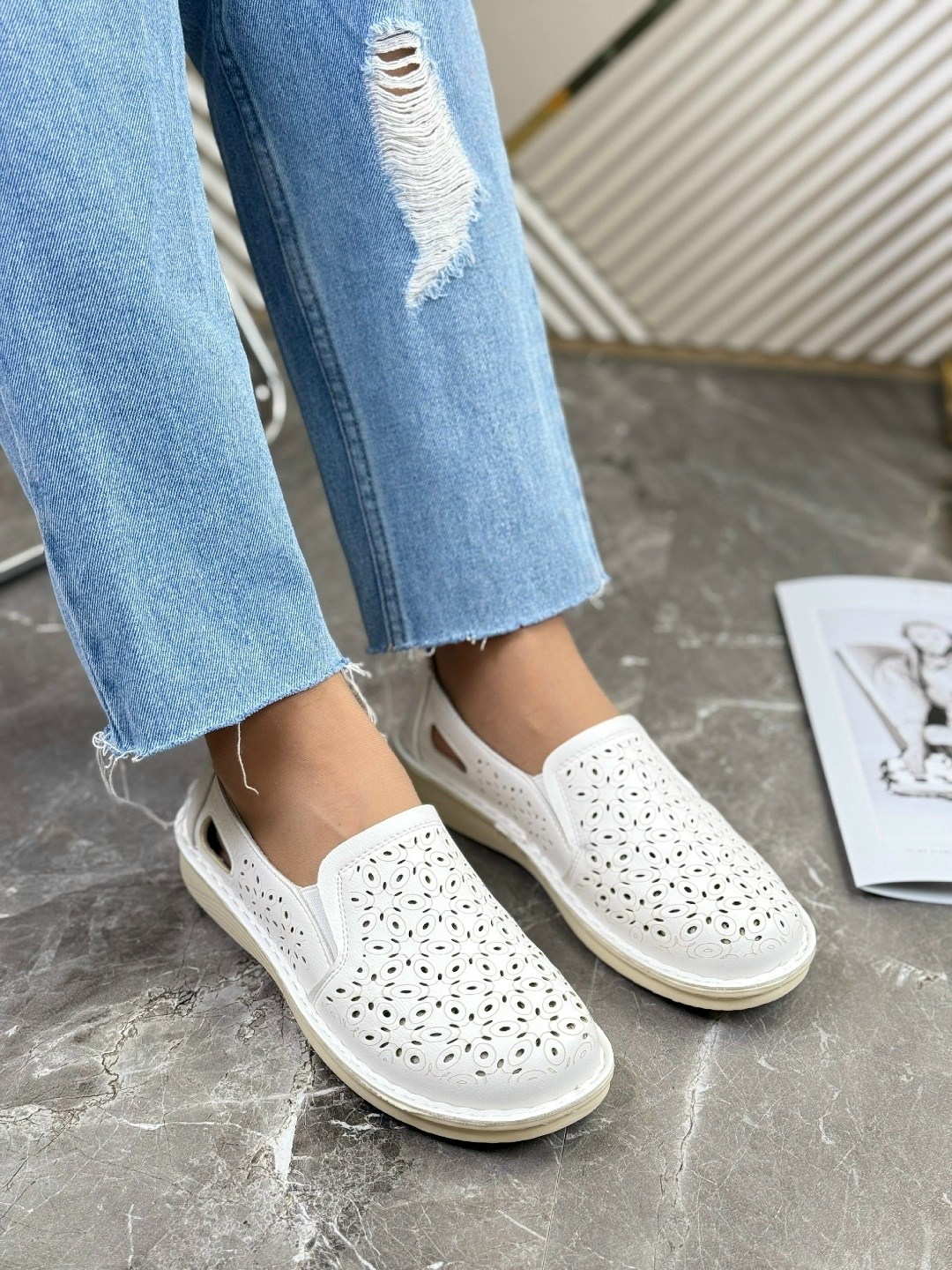 слипоны женские,,женские мокасины,слипоны с перфорацией женские,слипоны с перфорацией