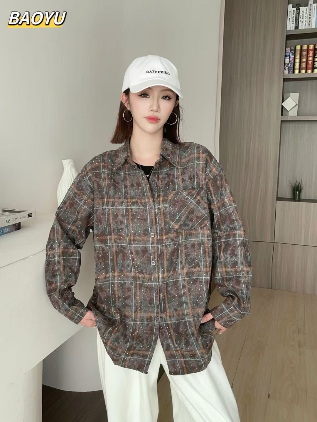 рубашка женская в клетку,женская рубашка клетчатая,женская рубашка оверсайз в клетку,клетчатая рубашка,рубашка женская в клетку с длинным рукавом