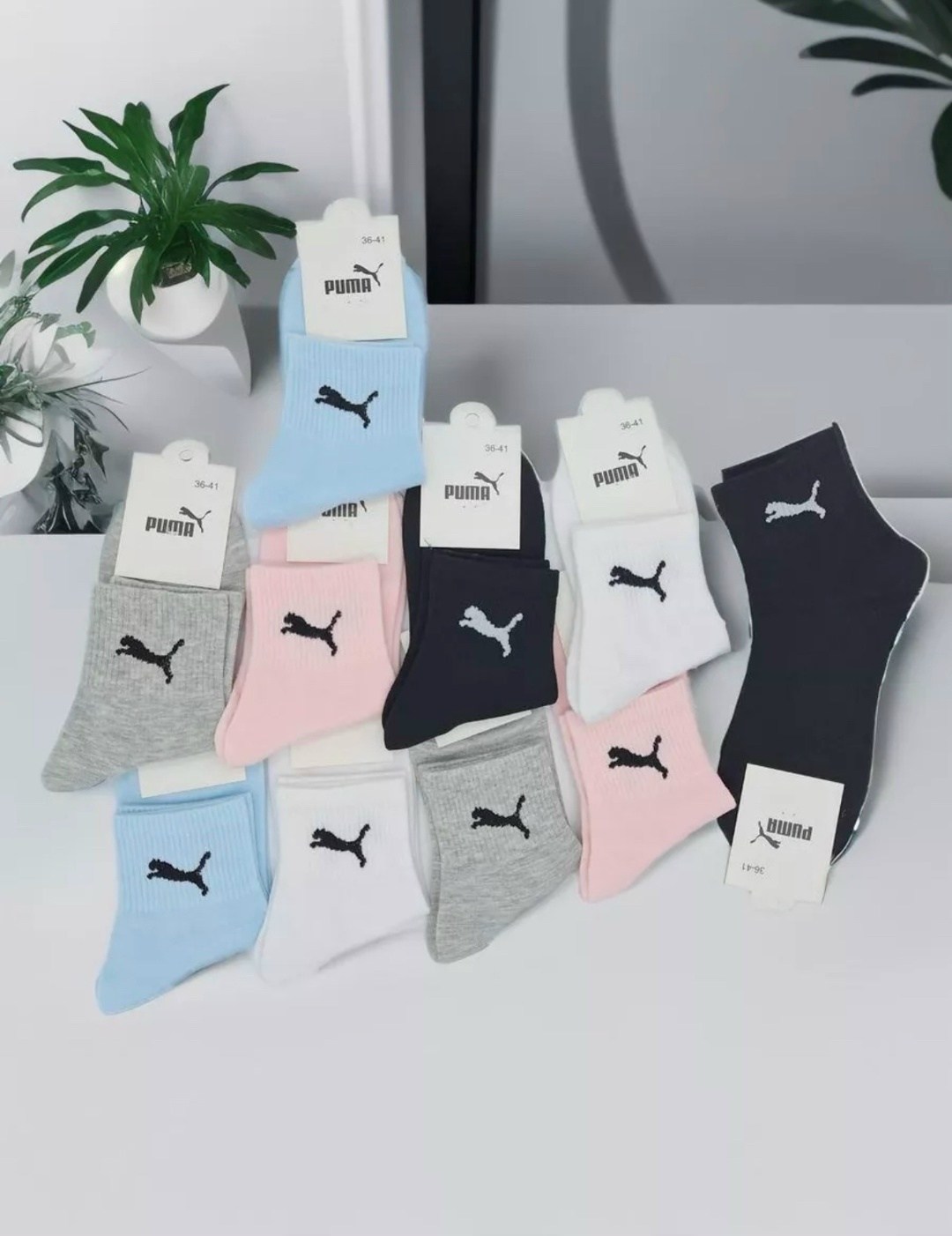 комплект носков puma,носки puma,носки женские puma,носки женские,носки пума женские короткие