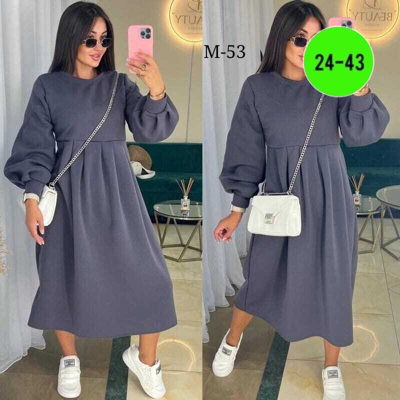 теплое платье,платье,платье женской,платье оверсайз миди,трикотажное платье