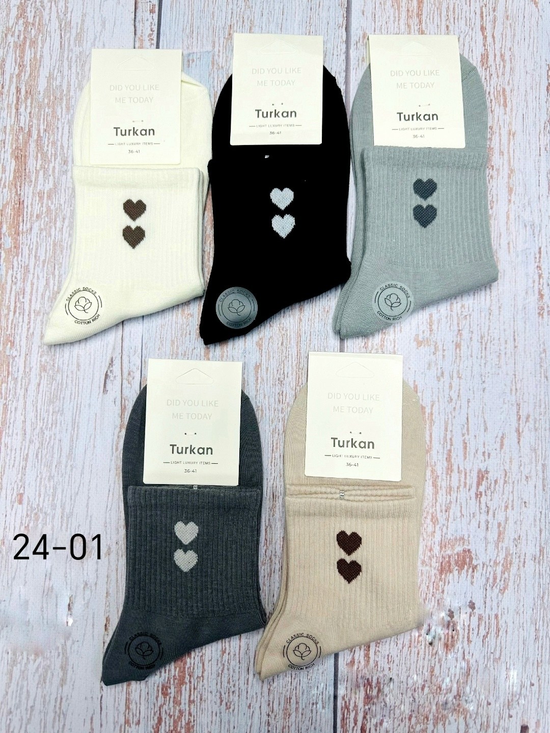 носки женские turkan,носки хлопковые набор 5 пар turkan,носки женские,стильные женские носки,носки женские 10 пар