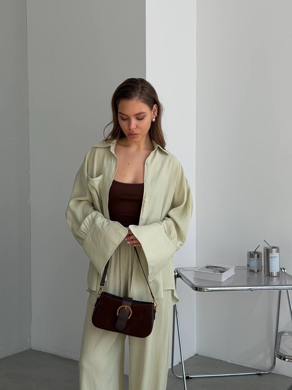 костюм с брюками,повседневный костюм,костюм льняной с брюками,стильная одежда