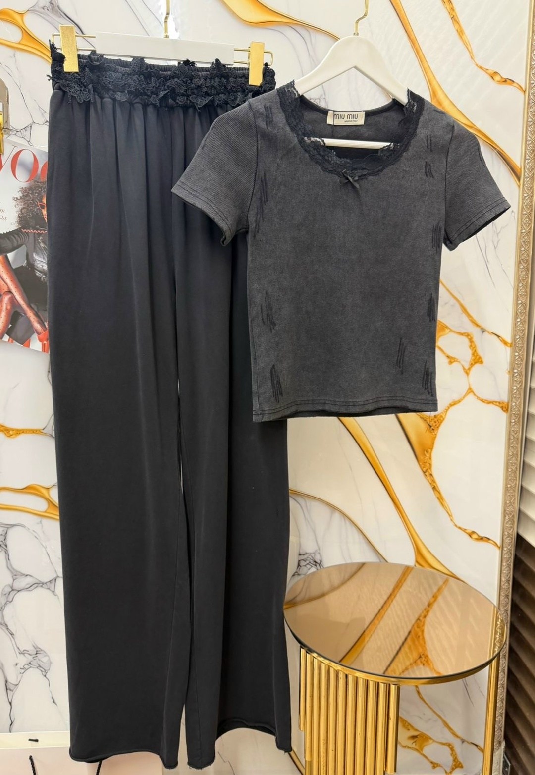 костюм с брюками,костюм женский,широкие брюки,костюм лапша брючный,пижама с брюками