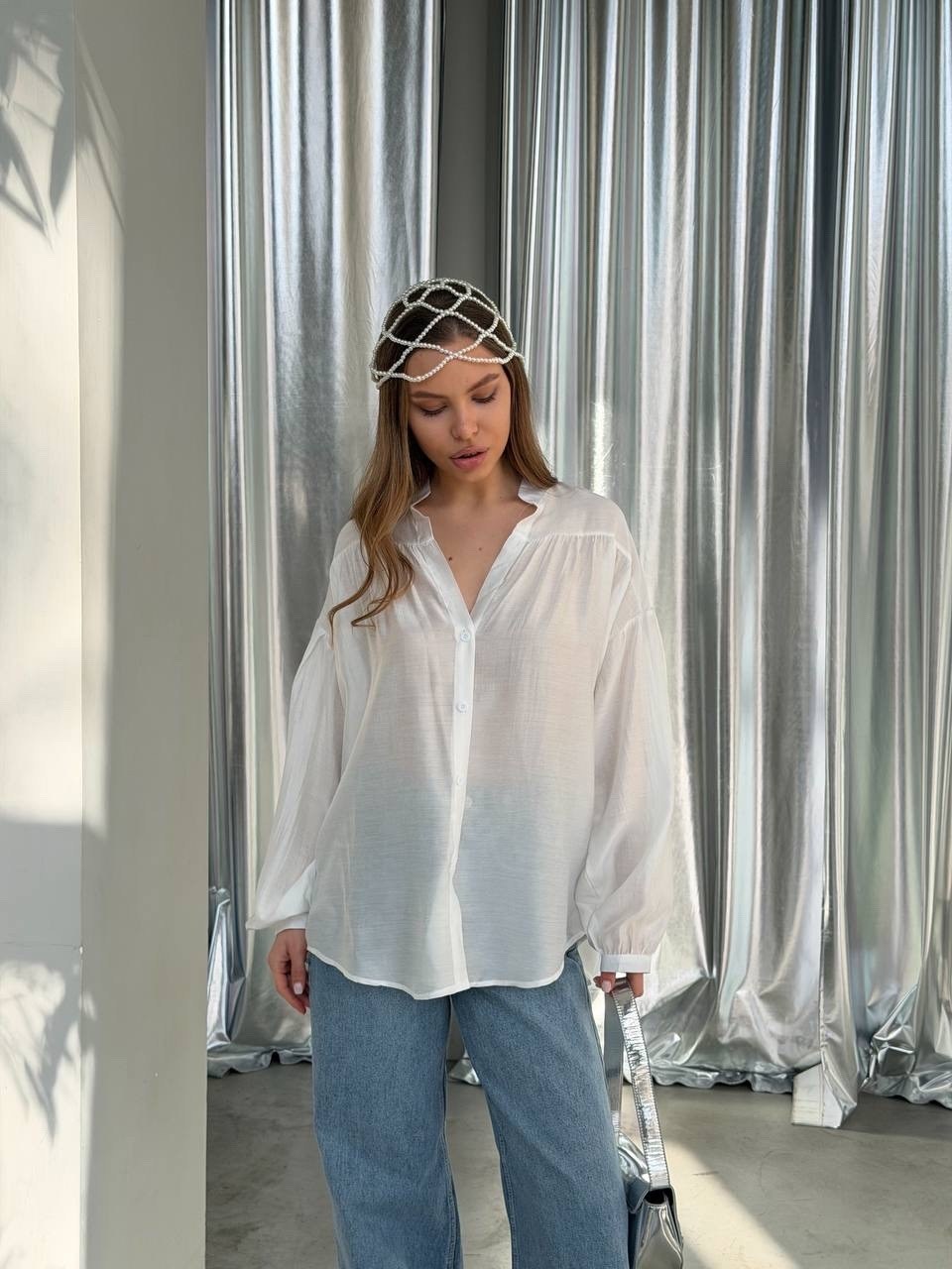 рубашка женская,рубашка стильная,рубашка женская белая,рубашка оверсайз прозрачная,блузка белая