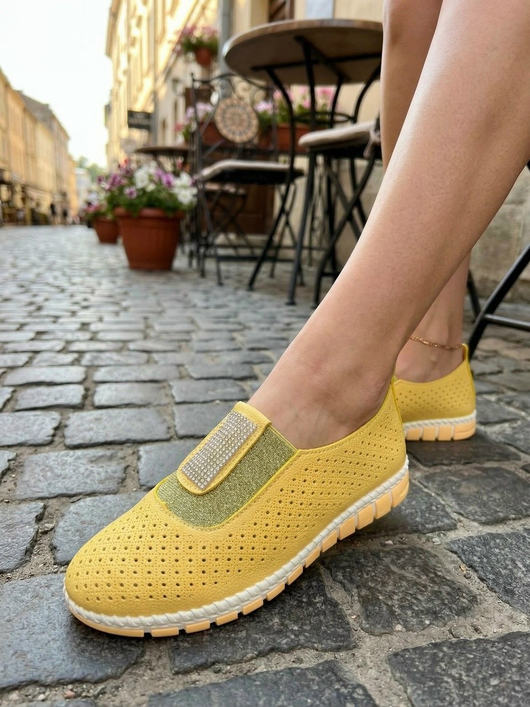 желтые слипоны,слипоны женские,слипоны alessio nesca,,женские летние туфли