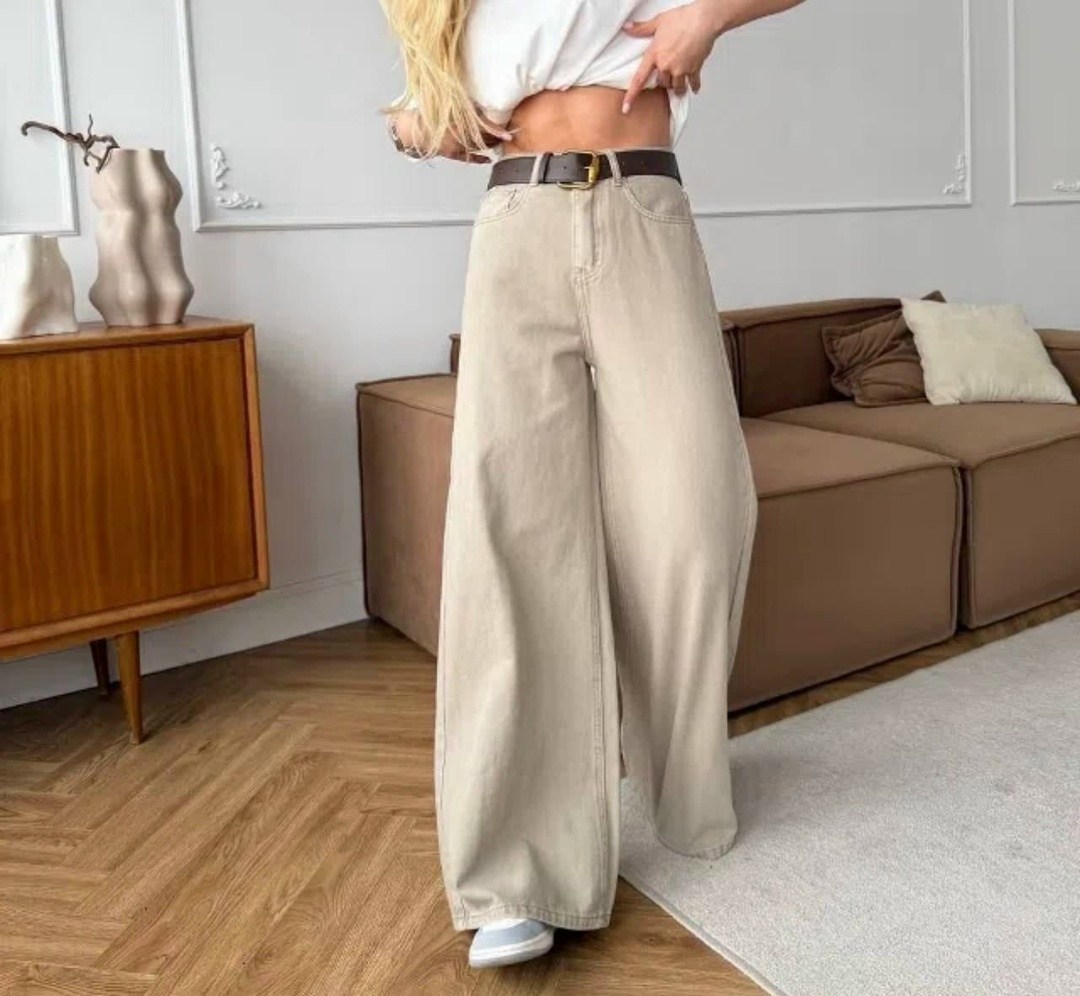 джинсы широкие,джинсы бежевые,широкие женские джинсы,женские джинсы,джинсы