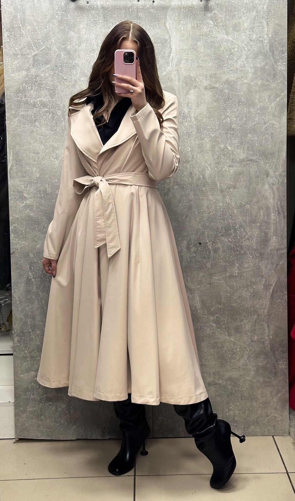 серый плащ,плащ женский,тренч плащ,тренч,серый тренч