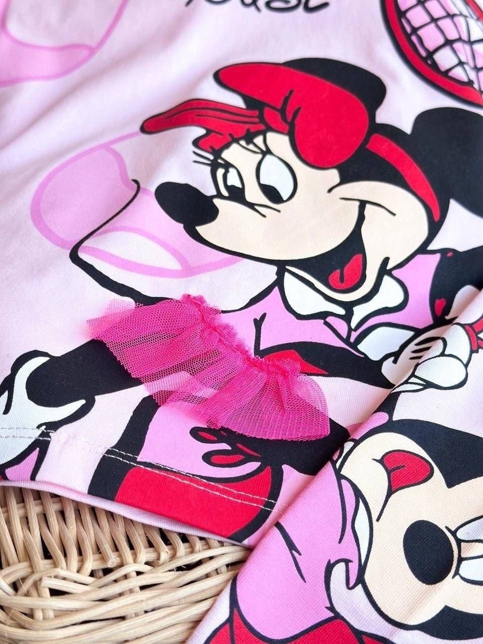 костюм для девочки с минни маус,комплект одежды,костюм для девочек,одежда для девочек,комплект одежды девочке