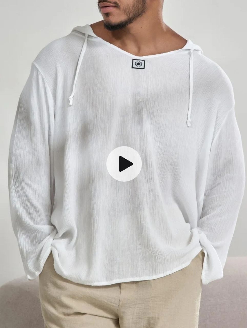 мужской летний костюм,костюм оверсайз,туника мужская пляжная с капюшоном,туника мужская пляжная,одежда для мужчин