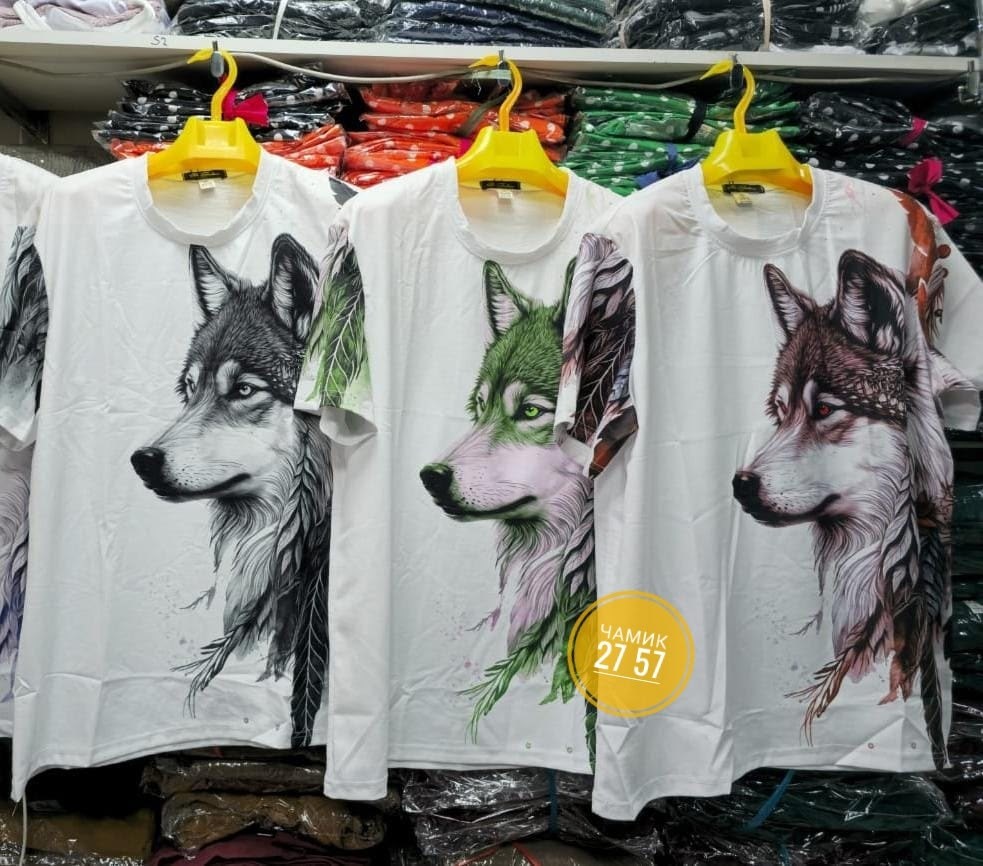 футболки мужские,мужская футболка с принтом волка,футболка с волками,футболка мужская с принтом,мужские футболки с изображением волка