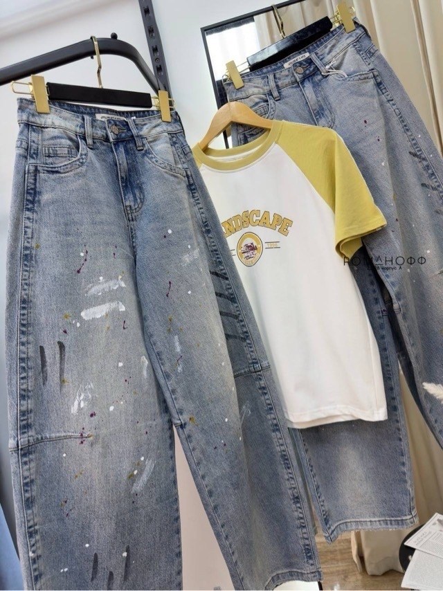 джинсовые брюки,модные джинсы,женские джинсы,джинсы широкие,брюки джинсы