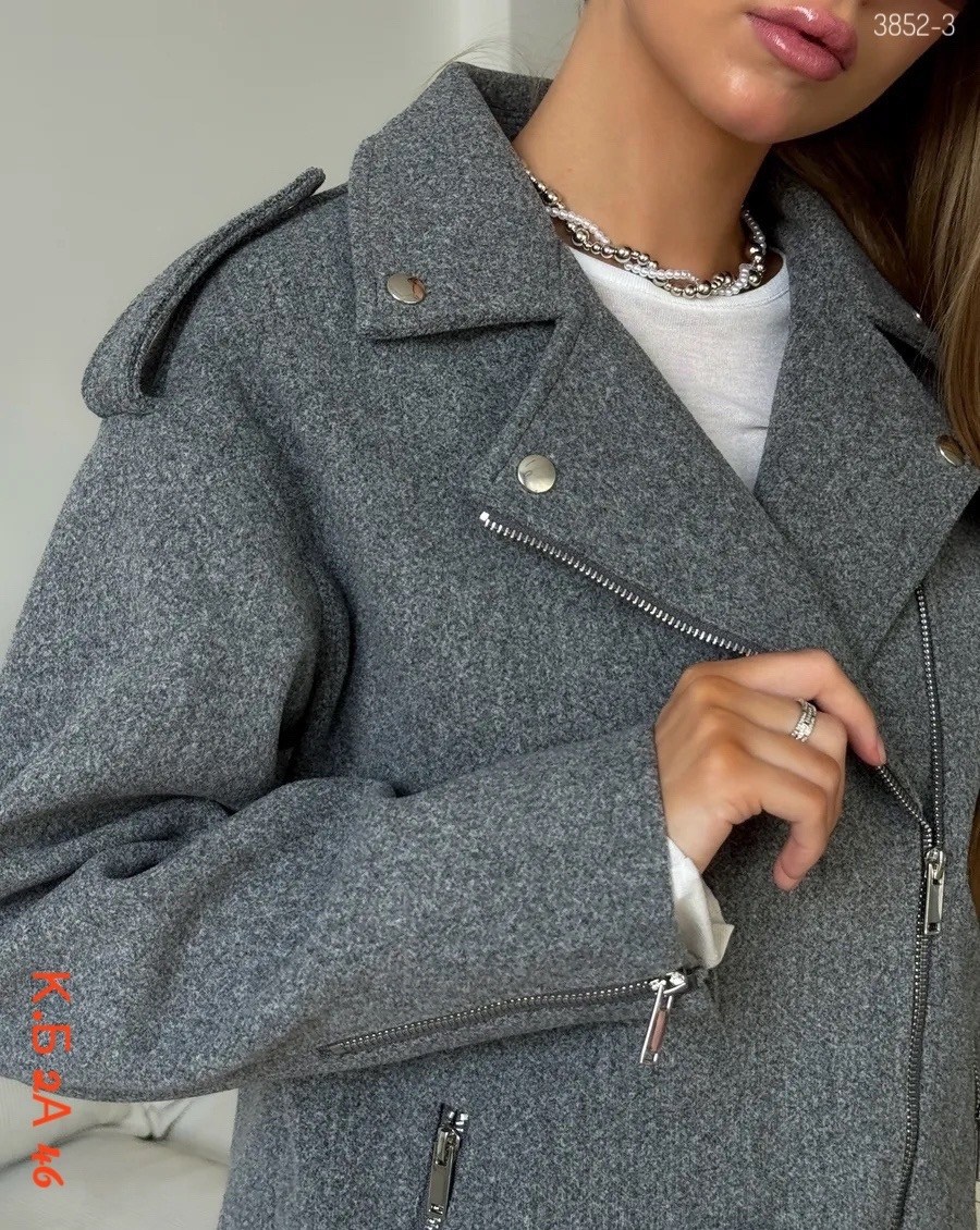 косуха шерстяная куртка из пальтовой ткани,куртка из пальтовой ткани,куртка косуха драповая оверсайз chauzi,пальто косуха,демисезонная куртка