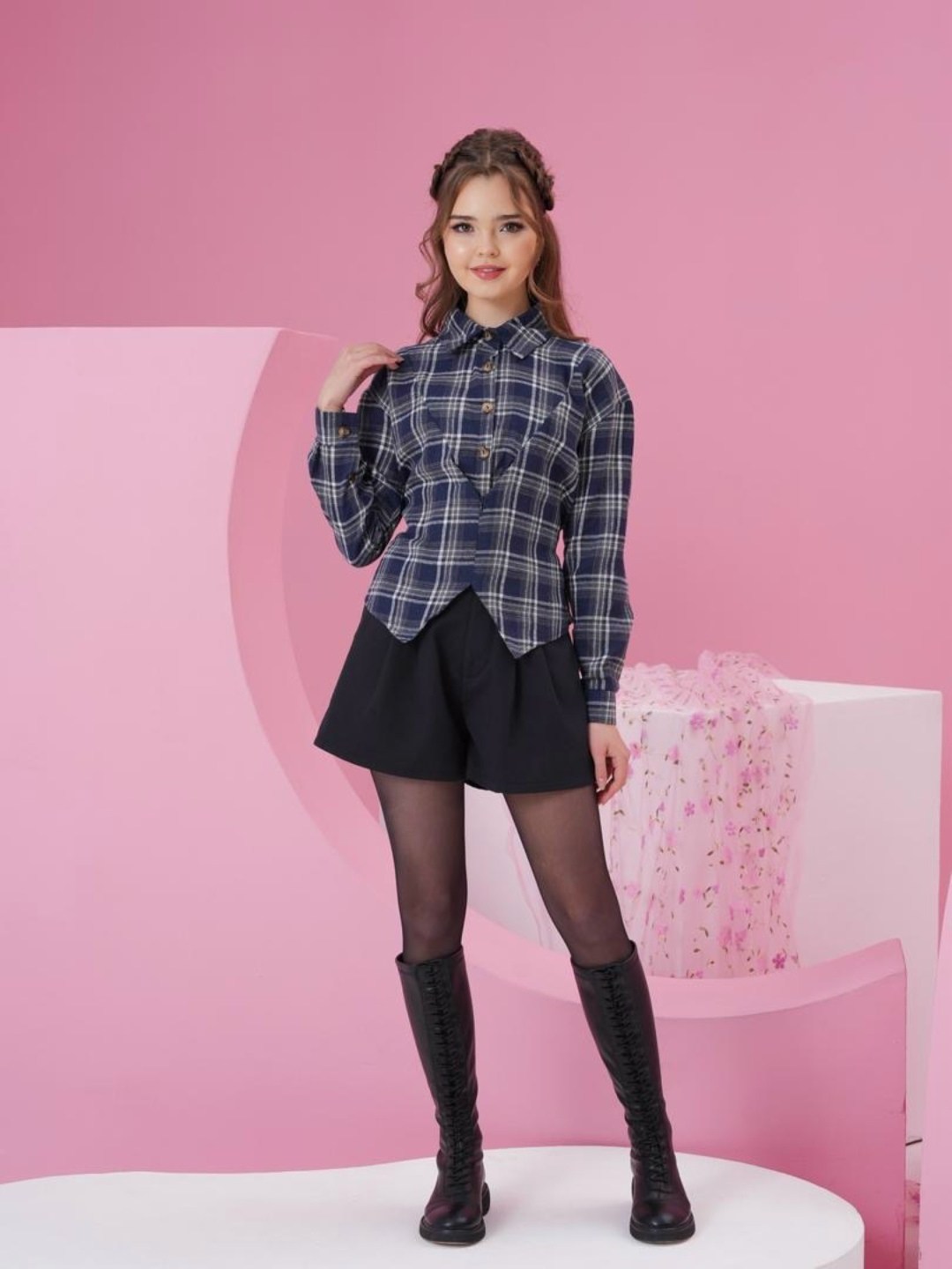 женская рубашка в клетку,рубашка женская,рубашка в клетку для девочек,рубашка клетка,блузка женская