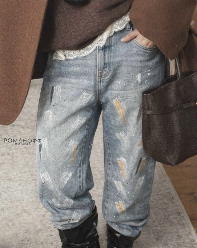 модные джинсы,джинсы оверсайз,джинсы свободного кроя,рваные джинсы,джинсовые брюки