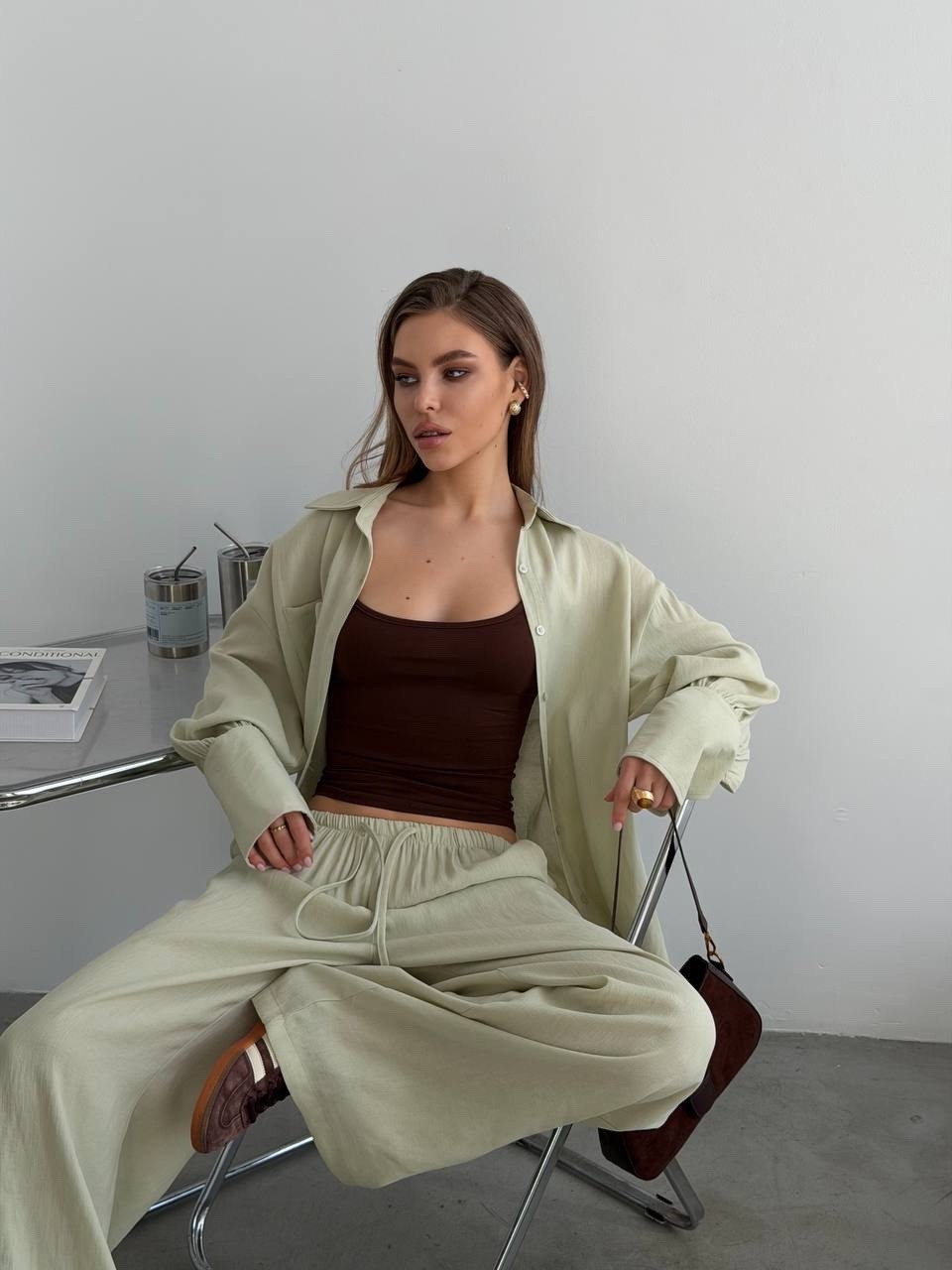 костюм с брюками,повседневный костюм,костюм льняной с брюками,стильная одежда