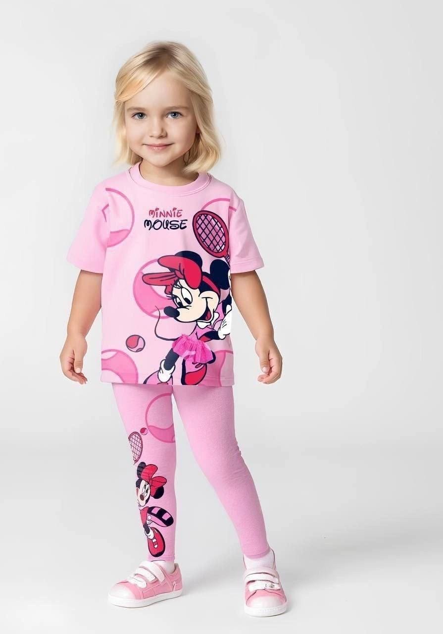 костюм для девочки с минни маус,комплект одежды,костюм для девочек,одежда для девочек,комплект одежды девочке