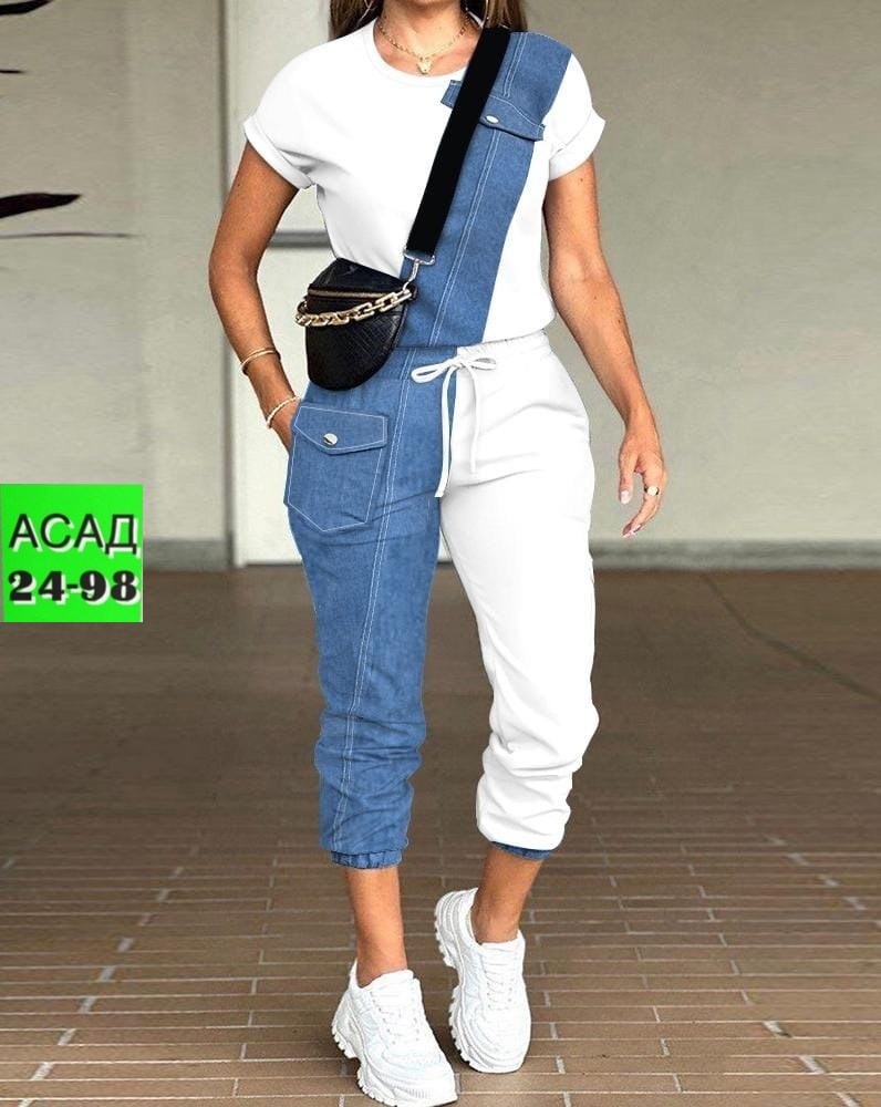 костюмы женские,женский джинсовый комбинезон,женский повседневный костюм из двух,брюки с карманами,джинсовые комбинезоны