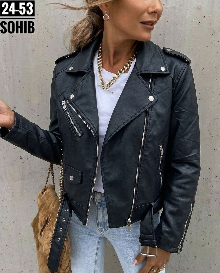 женская кожаная куртка,куртка женская,куртка из искусственной кожи женская,куртка косуха,женская косуха