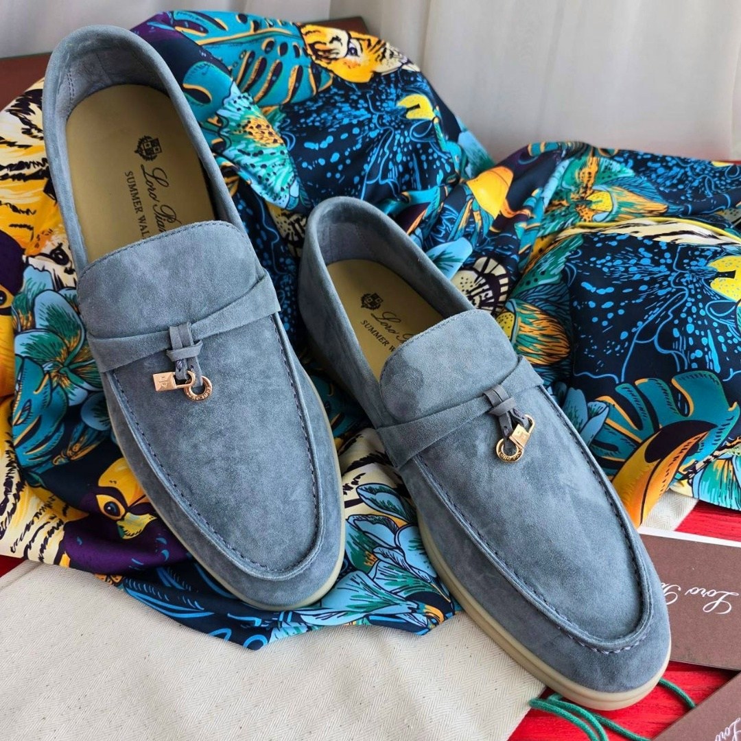 лоферы женские loro piana,женские замшевые серые лоферы loro piana open walk,замшевые лоферы loro piana,лоферы женские замшевые светло-серые лоро пиано,замшевые лоферы