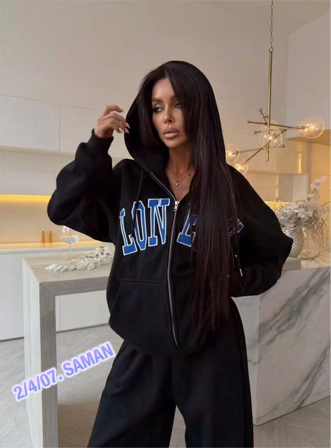 cпортивный костюм женский на флисе,костюм женский спортивный,женский костюм,костюм спортивный оверсайз со штанами палаццо и зип худи micca,костюм спортивный оверсайз со штанами палаццо и зип худи micc