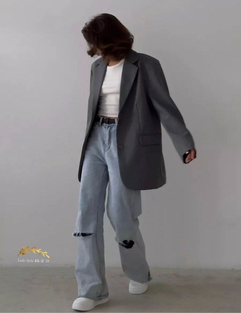 пиджак оверсайз серый blanc casse,пиджак оверсайз классический повседневный twear серый,пиджак оверсайз классический повседневный sun city 451596615,пиджак оверсайз классический повседневный sun city